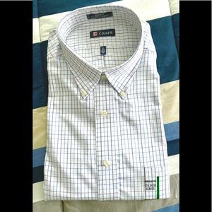NWT Men’s Chaps Long Sleeve Button Down Dress Shirt 17 1/2” 34/35 (XL)